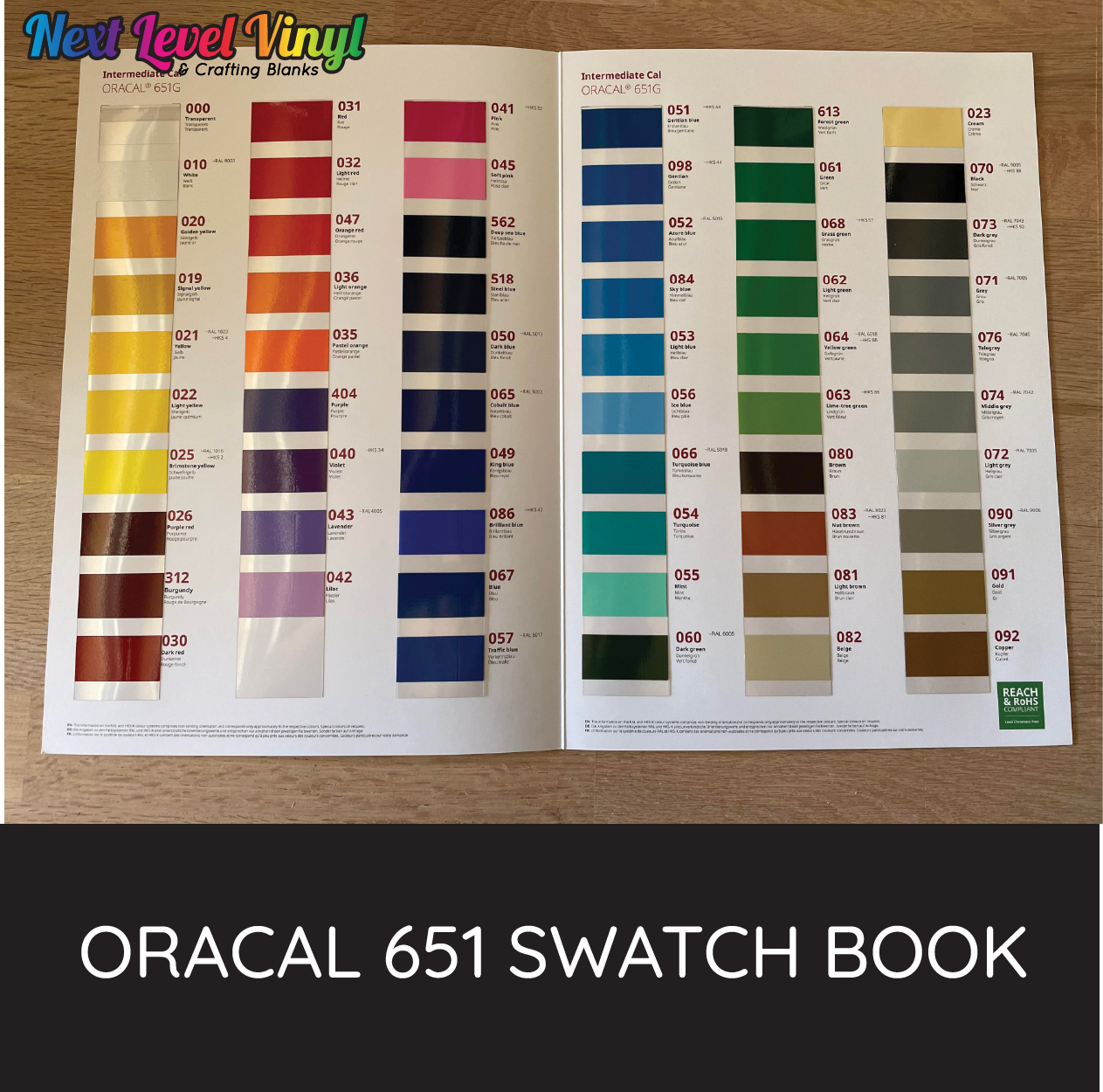 Oracal 651 Color Sample Ring –